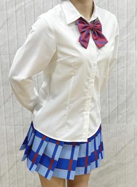 定制质感JK制服lovelive缪斯动漫模仿演出秀COS校服格子短裙衬衫
