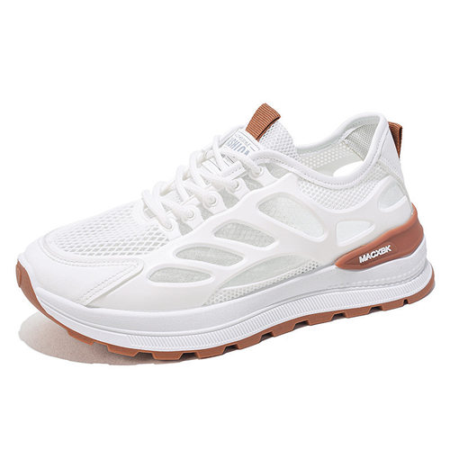 夏季女鞋新款透气速干网鞋女韩版小白鞋厚底运动鞋休闲老爹潮鞋子