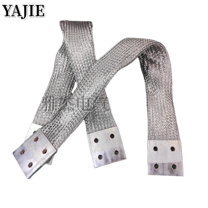 裸铜线软连接 铜编织导电带 桥架接地线 镀锡软连接 大电流绞线