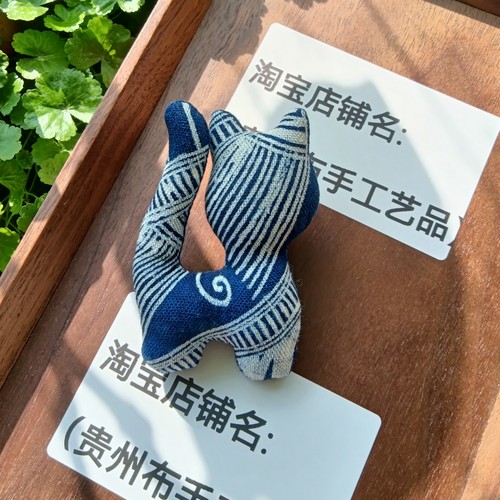 大衣配饰手工特色蜡染可爱蜻蜓小猫咪胸针伴手礼节日送闺蜜文创