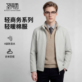 棉服立领商务休闲男款 圣得西2025年冬季 简约外套 4级防泼水