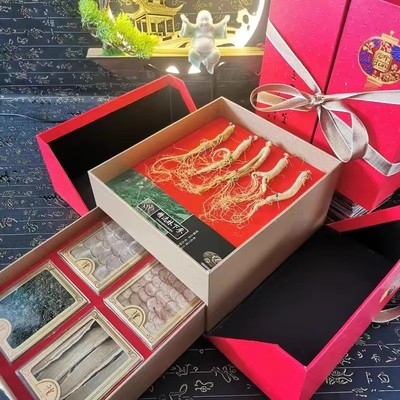 人参礼盒春节中秋节送长辈的礼物实用高档给爸爸丈母娘领导见家长