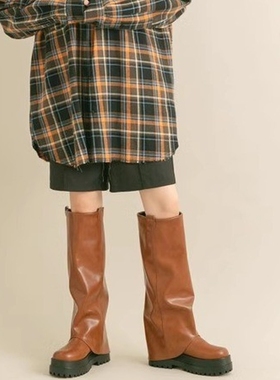 Kas裤管靴！复古英伦系不会撞款的长靴不过膝骑士靴长靴长筒靴