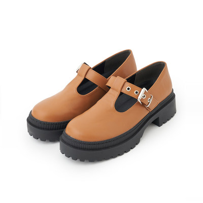 cocodeal复古增高玛丽珍鞋