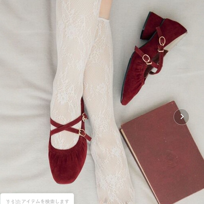 MJ两穿暴走日系小红鞋玛丽珍鞋