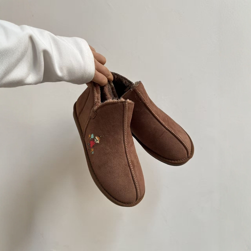 仅9双！姆明联名款！日系小众设计加绒保暖防滑懒人居家鞋小棉鞋