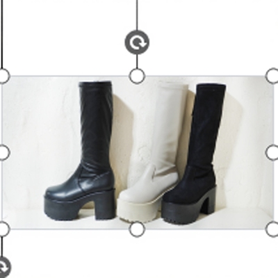 yosu*e高级感！小个子不过膝防水台日系长靴瘦瘦靴骑士靴高筒靴