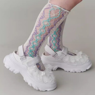 日系复古新品蕾丝蝴蝶结