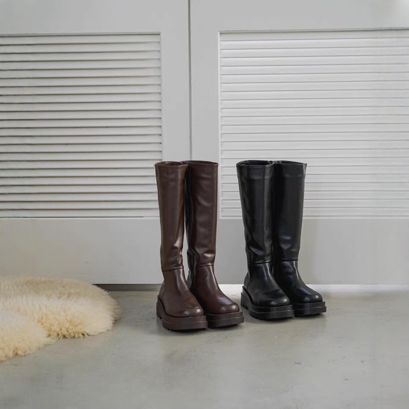 KAS大人气新色入！软巨显瘦侧拉链增高厚底日系长靴长筒靴骑士靴,女鞋,骑士靴,淘宝优惠券,粉丝福利购,淘宝优惠卷