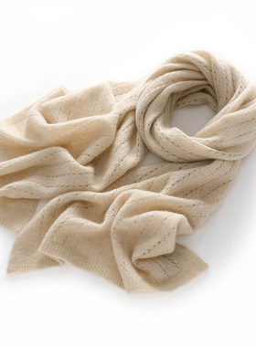 ZX-10002桑蚕丝软糯围巾简约百搭时尚披肩围脖