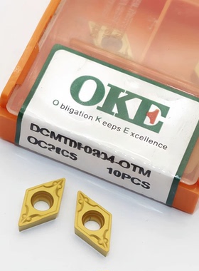 株洲OKE 数控车刀片DCMT070204-OTM OC2025 钢件加工 正品保证