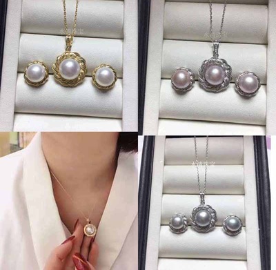 日韩风吊坠防过敏礼物淡水珍珠