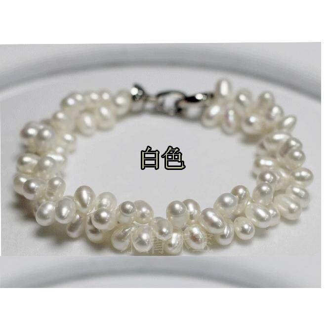 天然淡水珍珠手链小水滴【丰收的季节】多层串锁骨女手工饰品热销