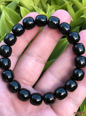 天然血柳海柳手串男女性伴侣佛珠念珠桶珠鼓珠10X10mm 满血纹包邮