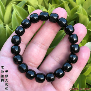 包邮 天然血柳海柳手串男女性伴侣佛珠念珠桶珠鼓珠10X10mm 满血纹