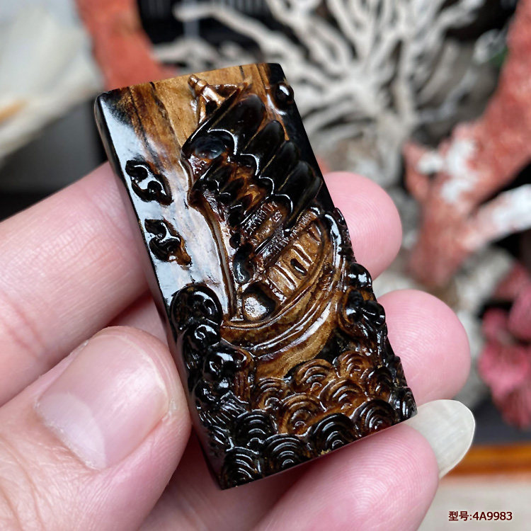 天然保真海柳血柳文玩佛珠吊饰搭配牌子挂件吊坠项链挂坠一帆风顺