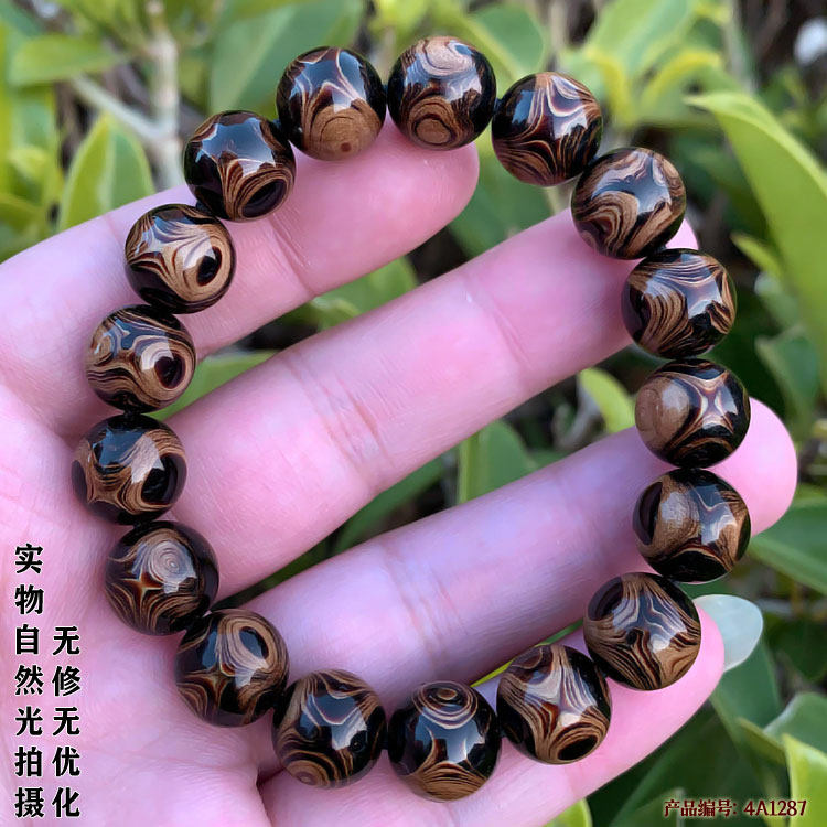 天然保真海柳手串送礼品佛珠男女情侣手链手珠收藏级x纹12mm包邮