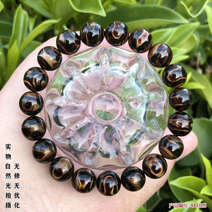 柳工坊天然保真活柳血柳海柳手串手链文玩佛珠火焰纹10mm圆珠 包邮