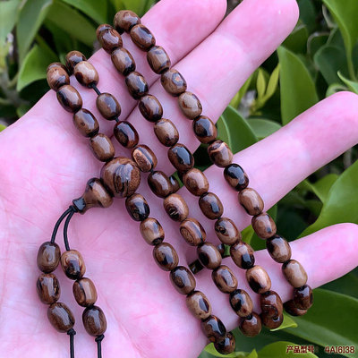 天然保真血柳海柳手串佛珠念珠项链米珠桶珠108颗6x8mm天眼纹包邮