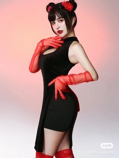 结婚纱手套蕾丝超长黑纱白色款70CM表演手套酒红纯色透明新娘手套