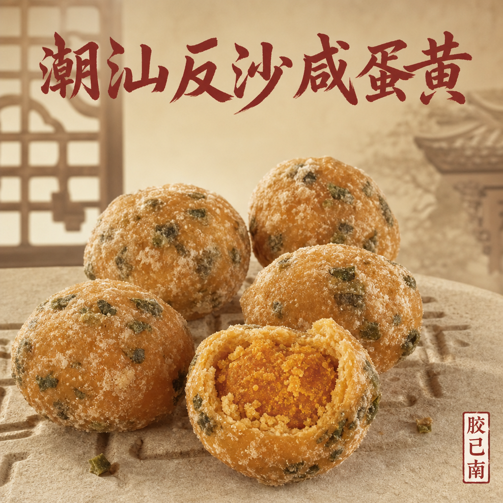 糕点美食独立酥传统黄蛋黄小吃