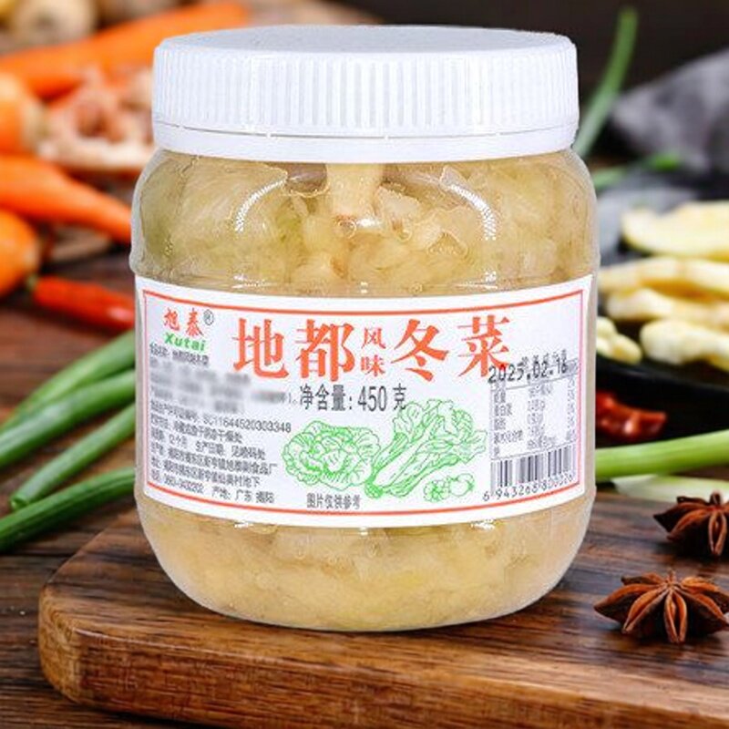 地都冬菜潮汕特产海鲜砂锅粥配菜调料天津冬菜 腌制杂咸调味瓶装