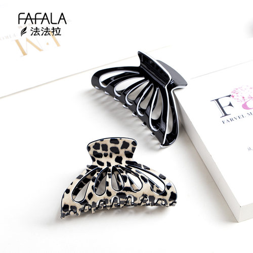 法国佩妮大号简约百搭醋酸抓夹