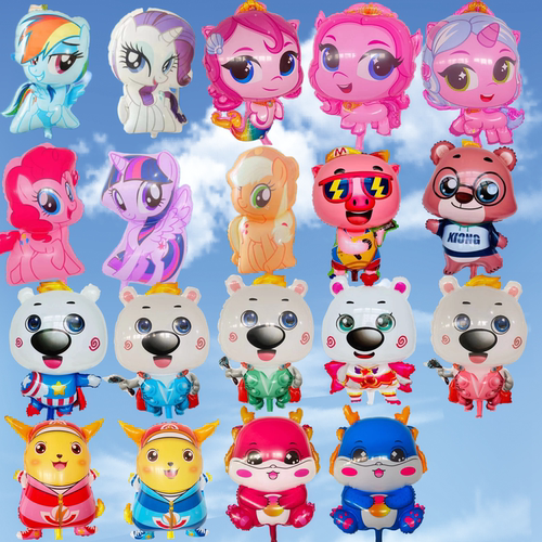 圆滚滚的小米妮小米奇飘空气球