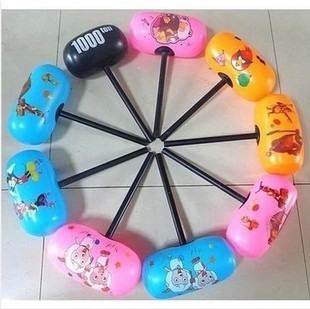 小千吨锤熊出没喜洋洋皮货儿童充气玩具皮货PVC气球批免邮