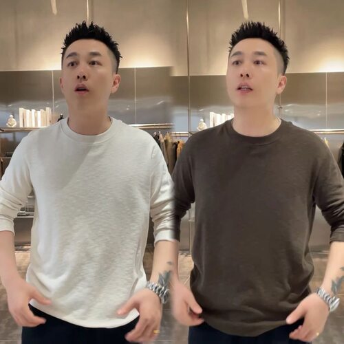 秋季绵羊毛莱赛尔圆领长袖男T恤