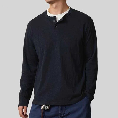 秋季高街简约设计感男士T恤