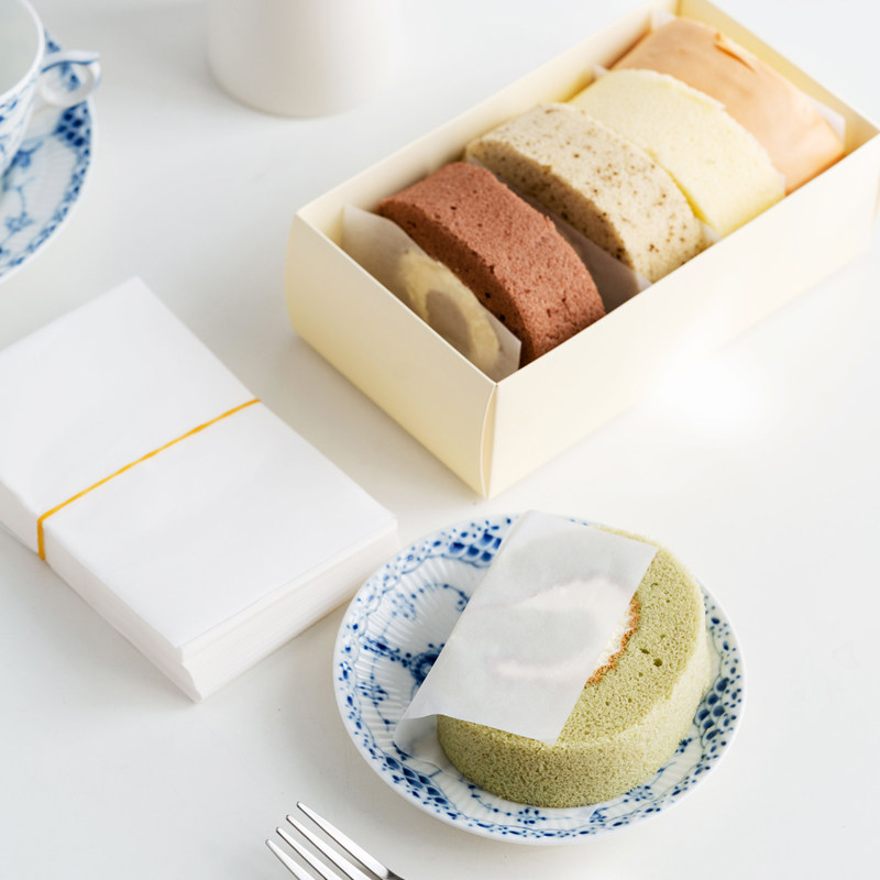 瑞士卷分隔纸烘焙虎皮蛋糕卷隔油防油纸方形围边纸装饰手抓纸加厚