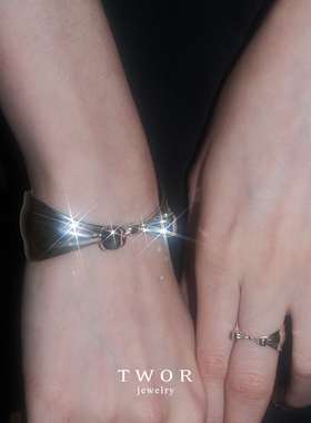 twor时尚复古女s925银蝴蝶结