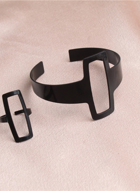 欧美外贸时尚几何体手镯