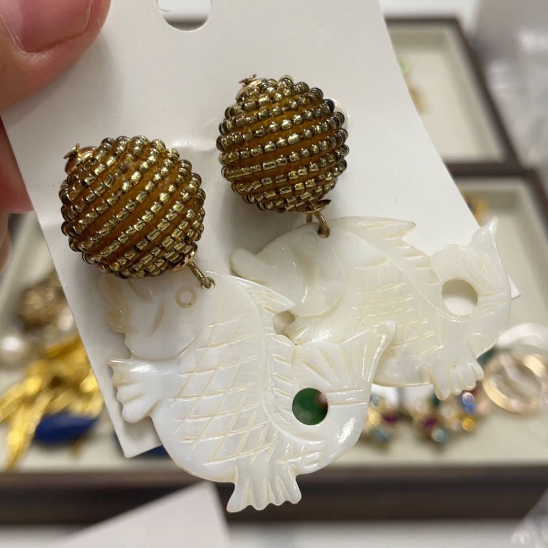 贝壳耳钉,饰品/流行首饰/时尚饰品新,耳钉,淘宝优惠券,粉丝福利购,淘宝优惠卷