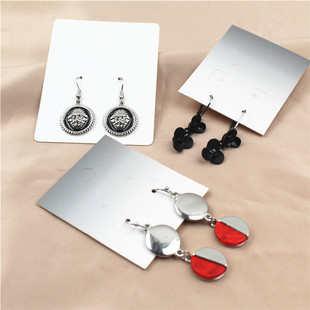 欧美风格新款耳钩款耳饰浮雕头像夸张潮流个性气质几何体时尚耳环