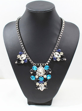 秋冬季闪亮夸张时尚风毛衣链