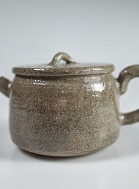 壶四三 李绍锋 粗陶茶壶 酒壶手工 B款