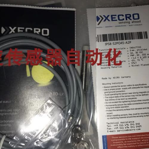 议价全新供應XECRO接近开关 IPS8-S1NO30-A2P IPS8-S1NC30-A2P
