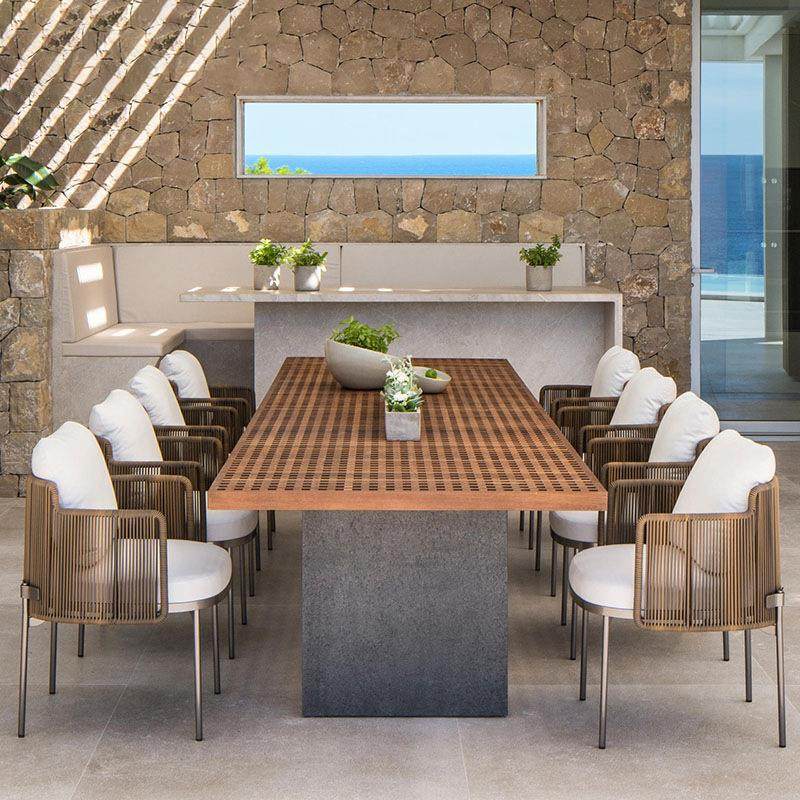 户不锈钢桌外桌庭院别墅花园天藤编不锈阳钢椅室外露阳台防腐木光,住宅家具,桌椅套件,淘宝优惠券,粉丝福利购,淘宝优惠卷