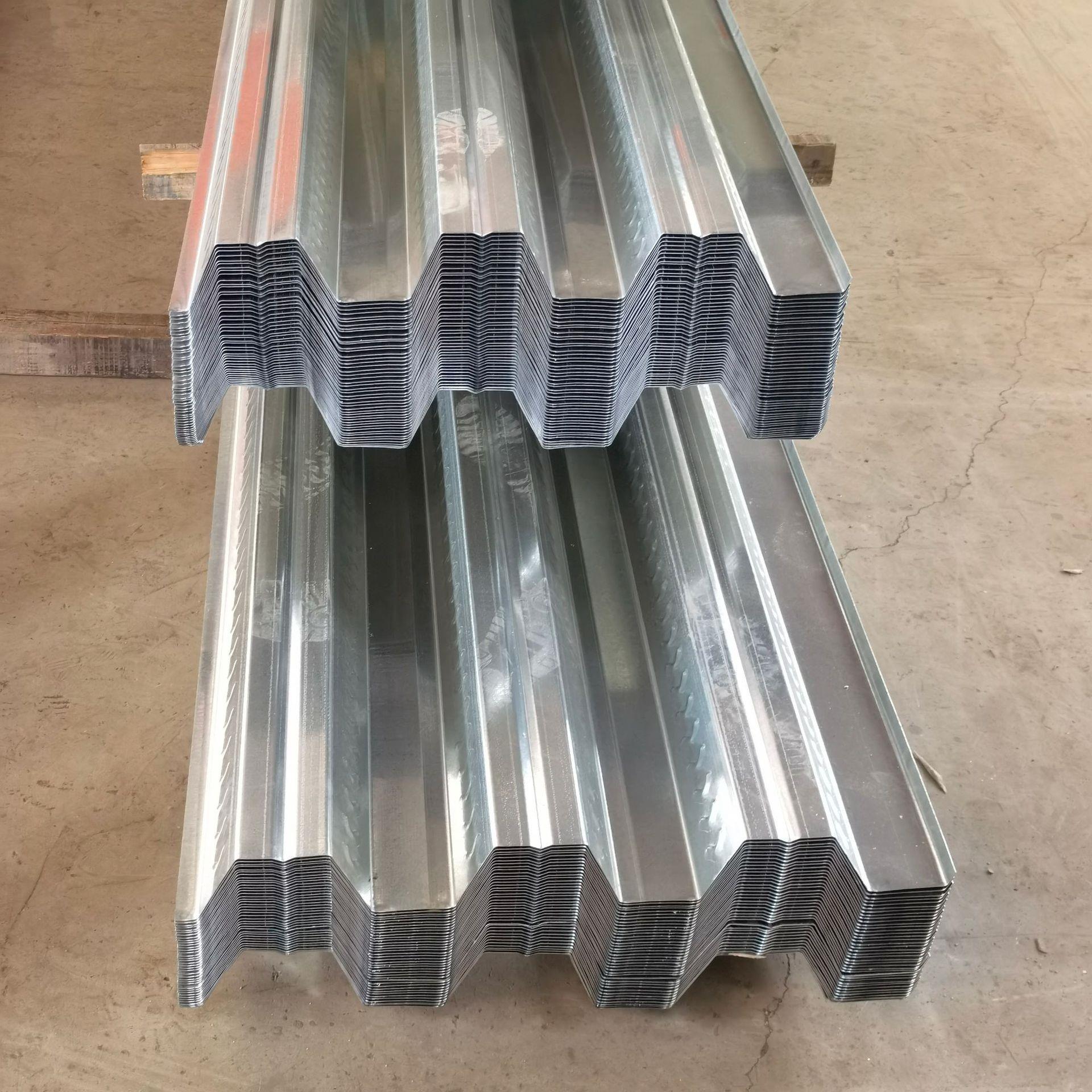 钢结构重国口标GGD组合楼承瓦承镀锌开闭口板楼承板