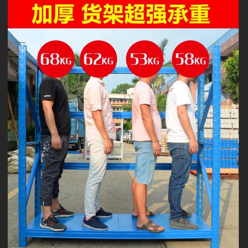 仓示库仓快储货架展轻型重型铁架递多层ZIE储物置物架架 货仓库