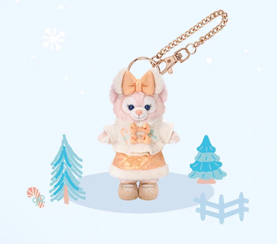 现货上海迪士尼国内代购2025冰雪可琦安玲娜贝儿挂件钥匙扣圈公仔