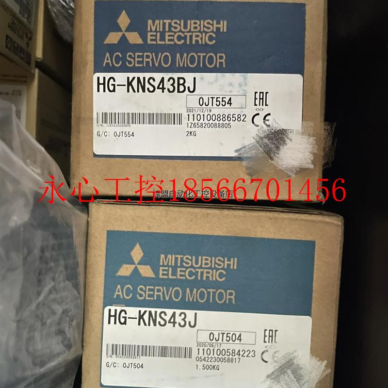 议价三菱HG-KNS43BJ伺服电机,全新原装正品!￥
