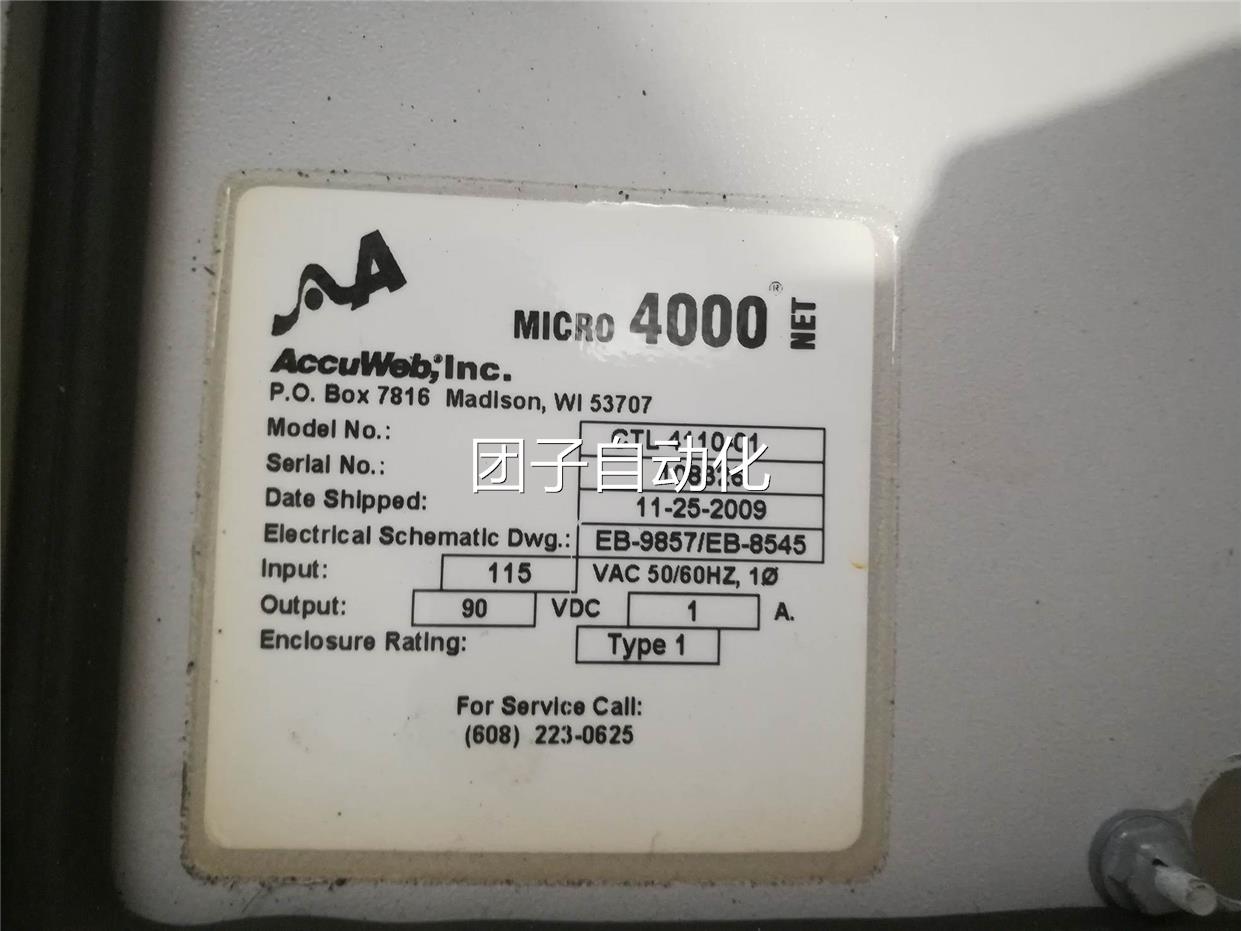 AACCUWEB INC MICRO 4000 NET CTL 4110-01纠偏控制驱动器询价