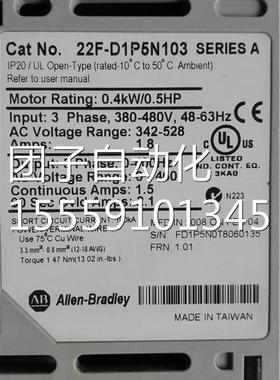 2F-D15N10P3 0.4K2/380V变W频器 A询价