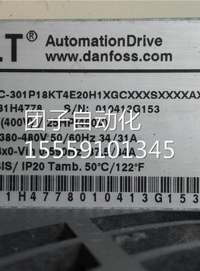 FC301P1E8KT420H1XGCXXXSXXXXA.XBXCXXXXDX 185K-W/380V变频器 丹