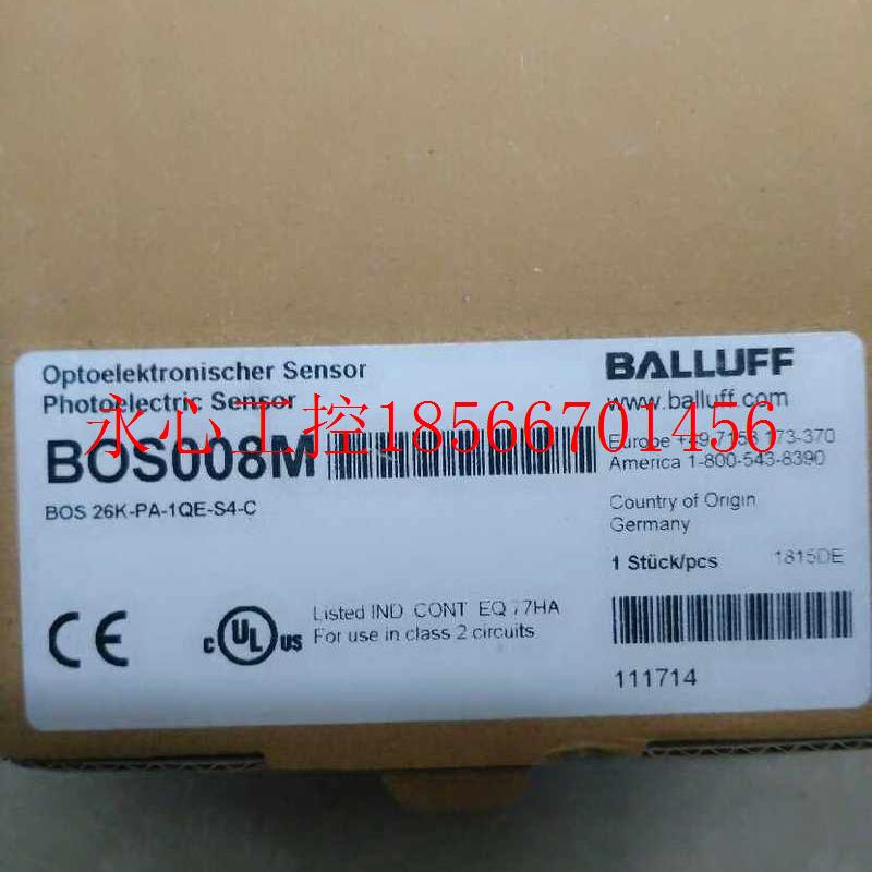 议价全新BALLUFF BOS008M bos26k-pa-1qe-s4-c原装 传感器现货￥