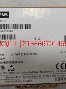 议价全新 面板6SL3255-0AA00-4CA1议价￥