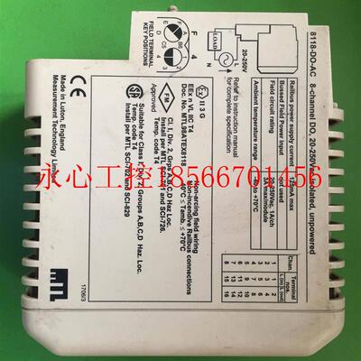议价Measurement GE MTL8000 MTL 8118-DO-AC 8路 20-250VAC输￥